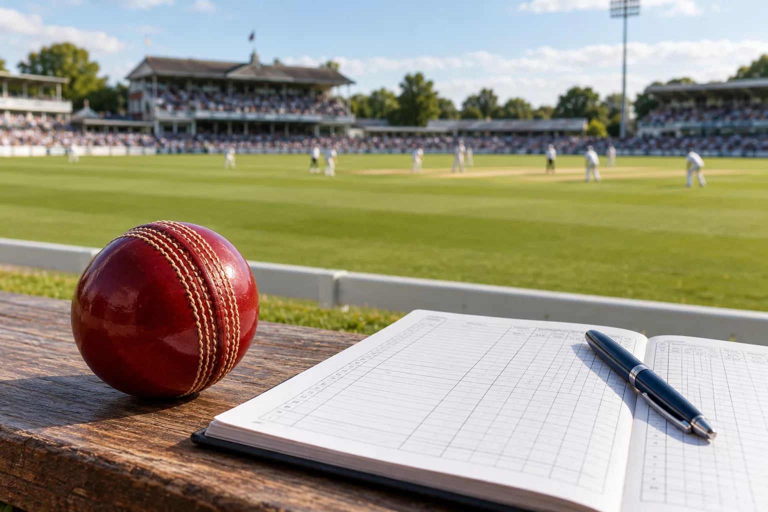 Bizzo editorial illustration: Cricket Formats and Scorecards