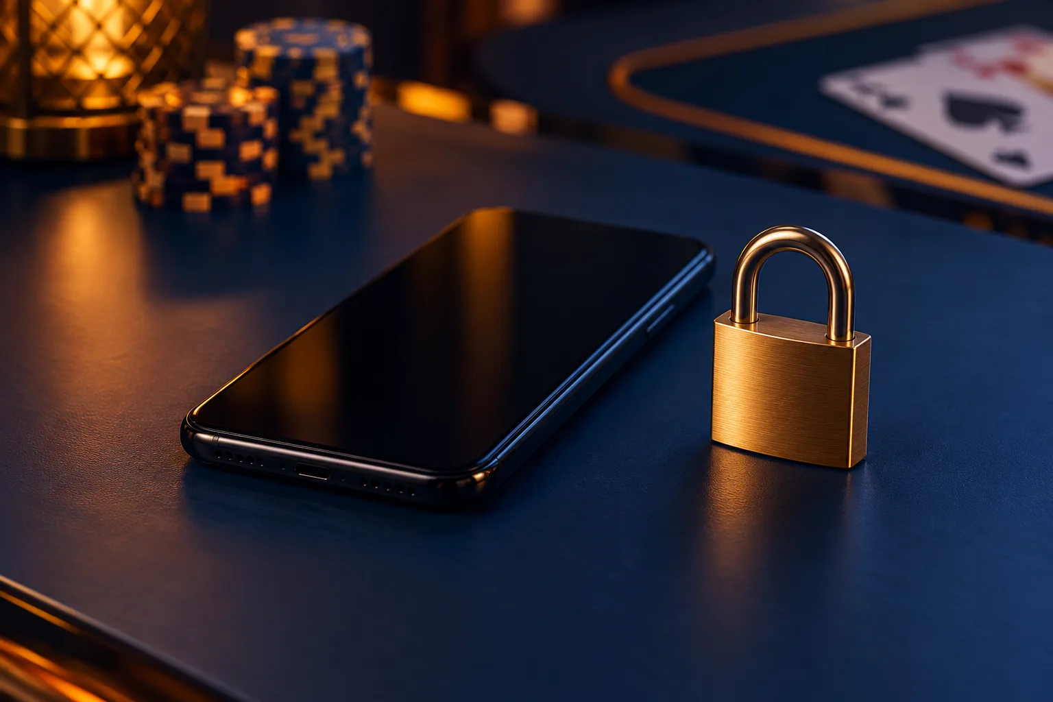 Phone and padlock for the Bizzo registration guide